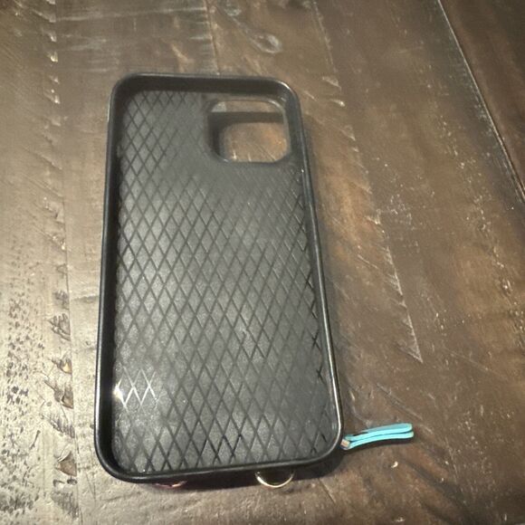 For iPhone 12 Pro Max Zipper Wallet Case with Crossbody - Picture 4 of 7